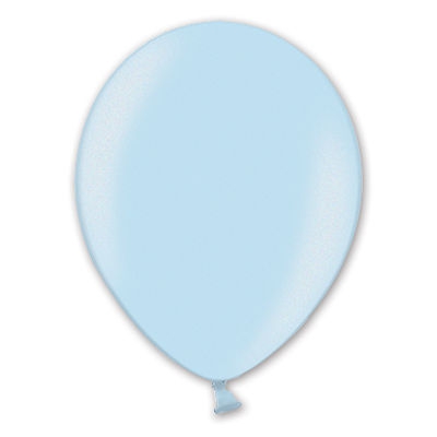 Воздушный шар металлик экстра Light Blue 14″/36 см