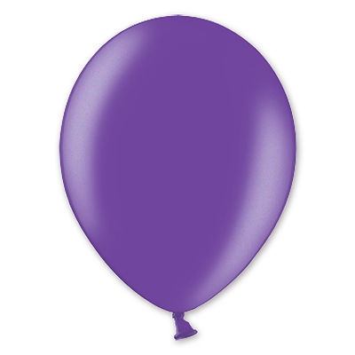 Воздушный шар металлик экстра Purple 14″/36см