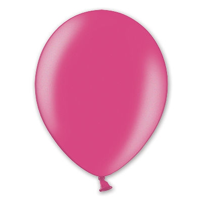 Воздушный шар металлик экстра Fuchsia 14″/36см