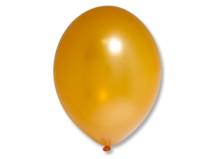 Воздушный шар металлик экстра Bright Orange 14″/36см