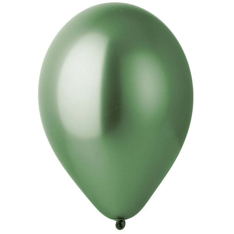 Воздушный шар хром Glossy Lime Green 14″/36см