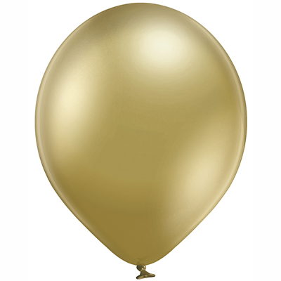 Воздушный шар хром Glossy Gold 14″/36см