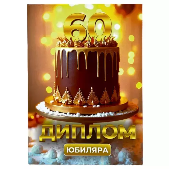 Диплом «Юбилей 60 лет» мужской AFL000010