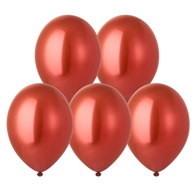 Воздушный шар хром Glossy Red 14″/36см